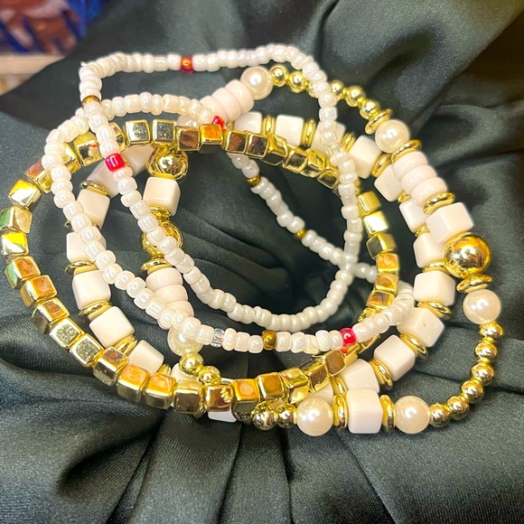 Bohemian glass Bracelet set - Picture 2 of 13